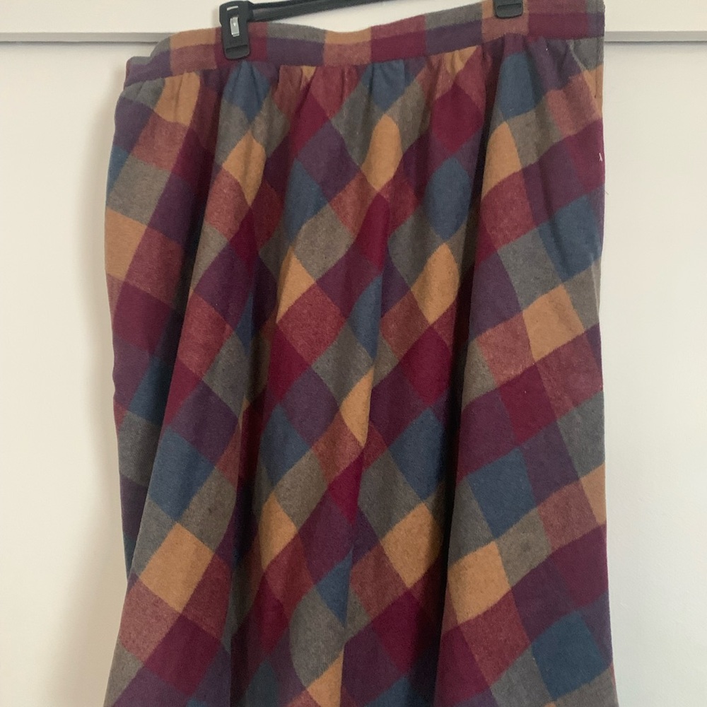 ModCloth Wool MIDI Skirt